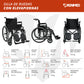 Silla De Ruedas De Traslado Con Elevapiernas Con Descansabrazos