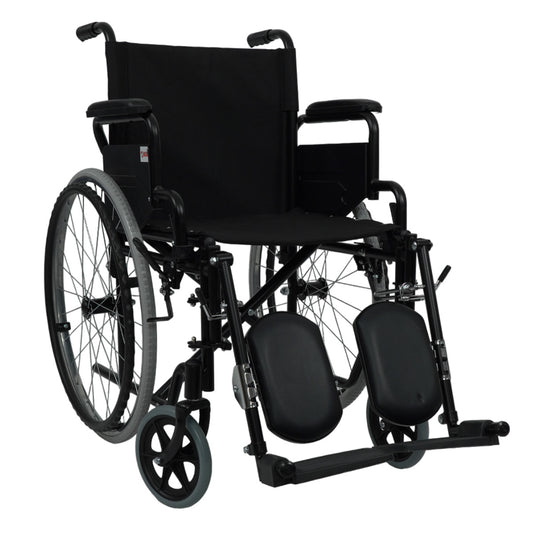 Silla De Ruedas De Traslado Con Elevapiernas Con Descansabrazos