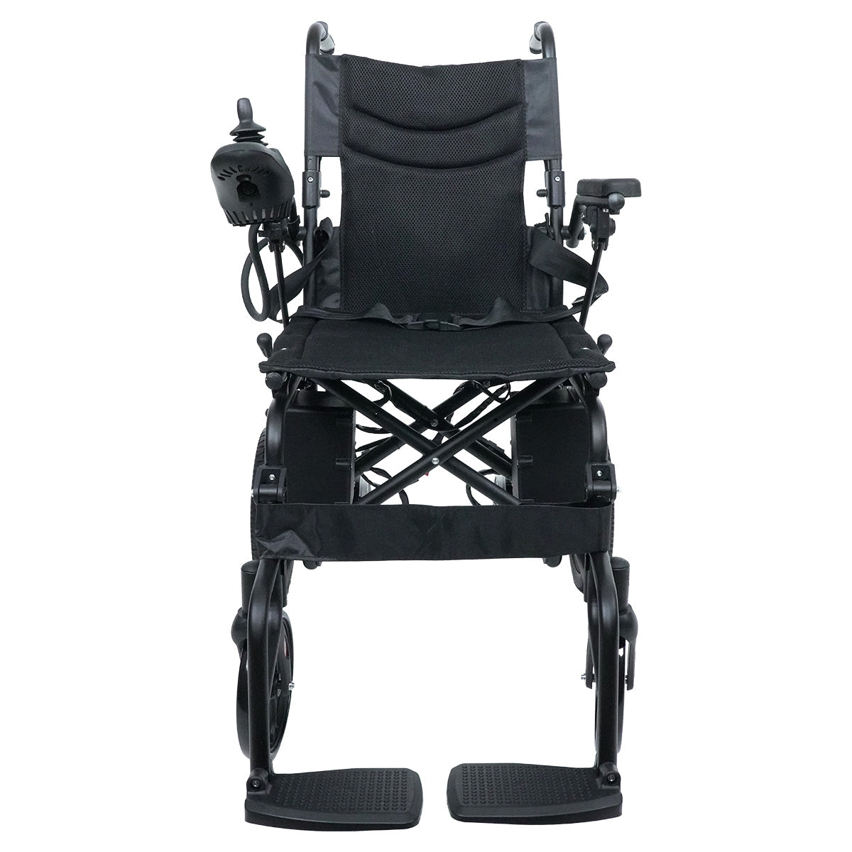 Silla De Ruedas Eléctrica Compacta Plegable De Aluminio Soporta 100 kg