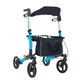 Andadera rollator traslado de aluminio de lujo plegable