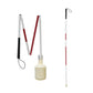 Baston Para Invidente Plegable Ajustable C/ Rodamiento