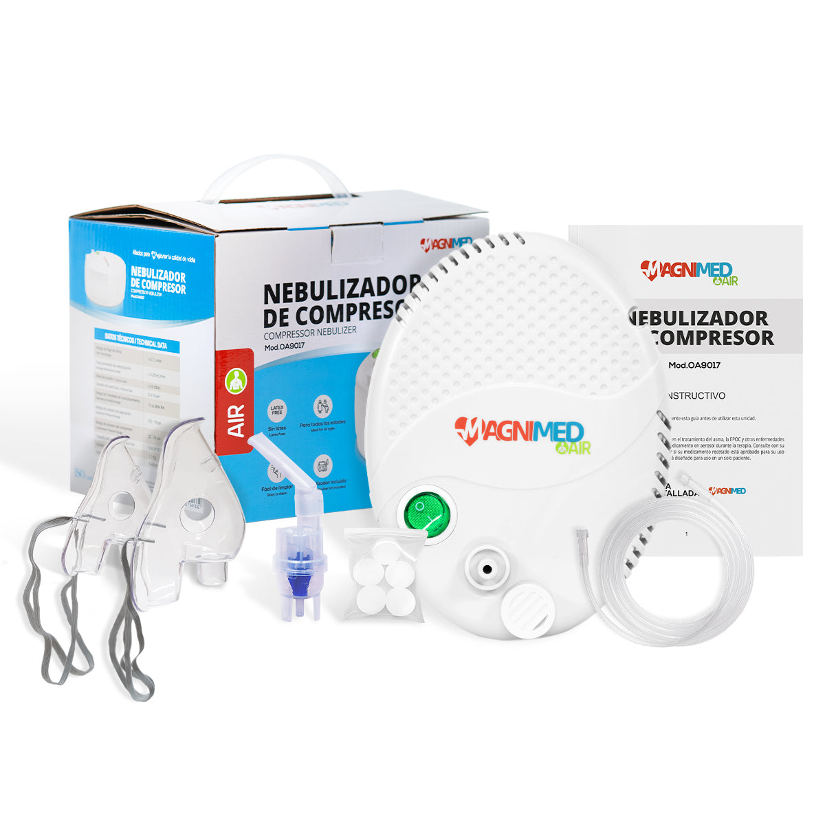 Ideal para el tratamiento del asma, alergias y otros trastornos respiratorios.