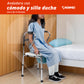 Andadera Con Cómodo Sanitario y Silla De Ducha