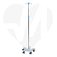 Portasuero Tripie Con Base Plástica 5 Ruedas Ajustable 4 Ganchos