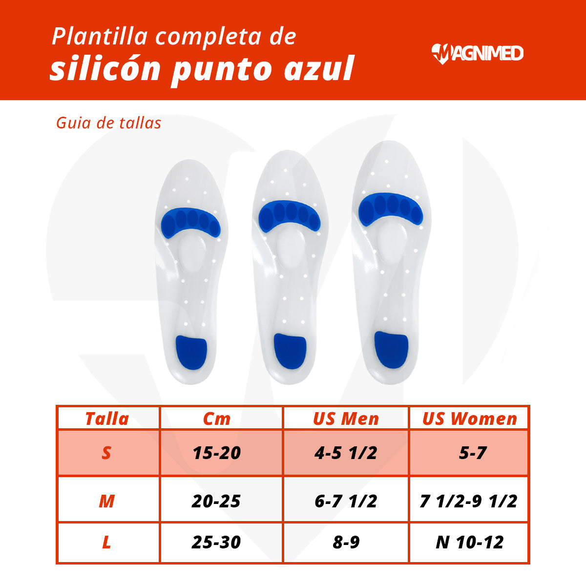 Soporte cómodo para el pie plano