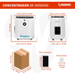 Concentrador de Oxígeno Doméstico Capacidad 1-7 Litros | Silencioso, Compacto, Fácil Traslado