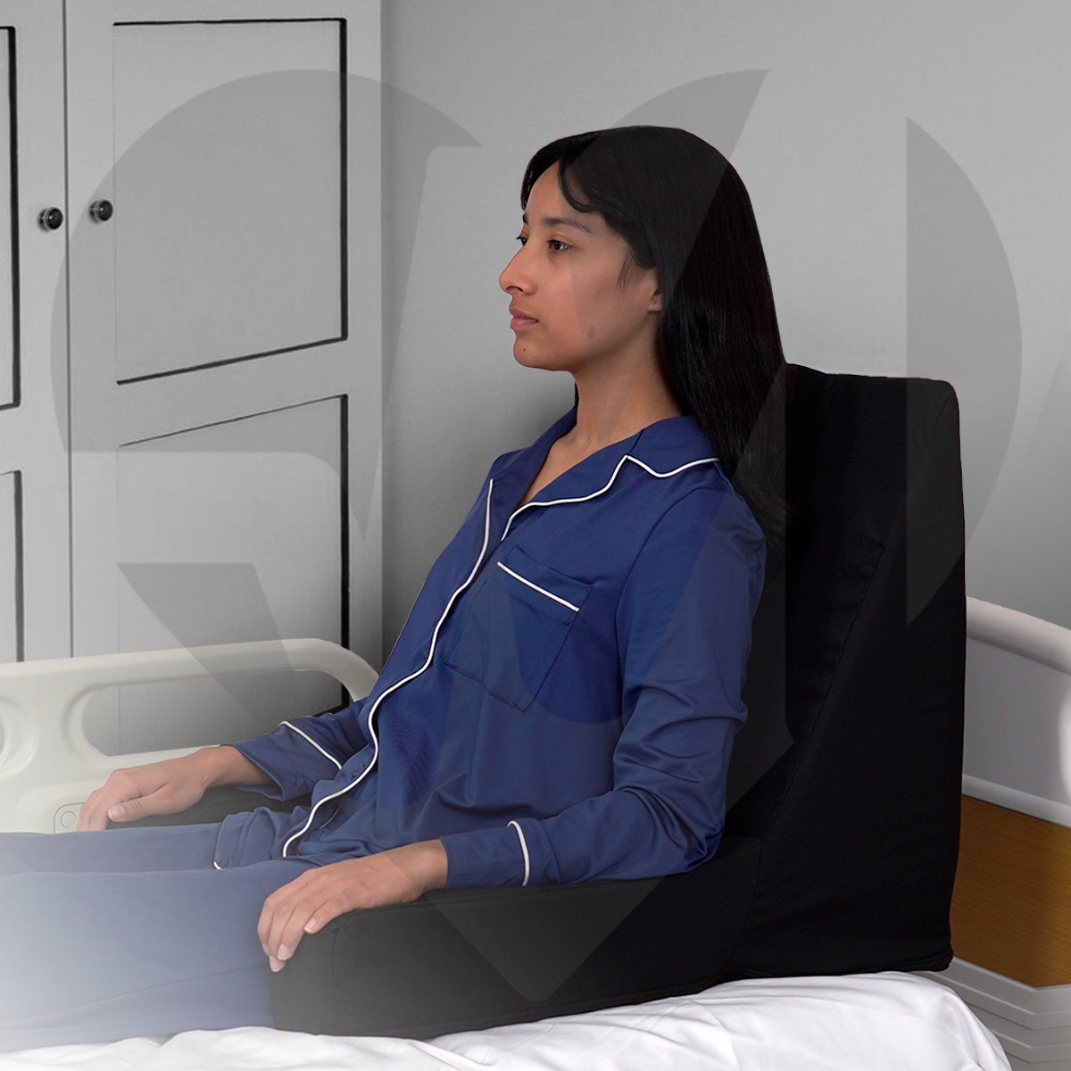 Cuña Respaldo Firme Para Cama Con Descansabrazos