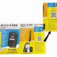 Glucometro Accu-check Guide Kit Con 50 Tiras Y 25 Lancetas Azul Acero