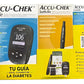Glucometro Accu-check Guide Kit Con 50 Tiras Y 25 Lancetas Azul Acero