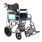 Silla de traslado-con frenos cromada mobi